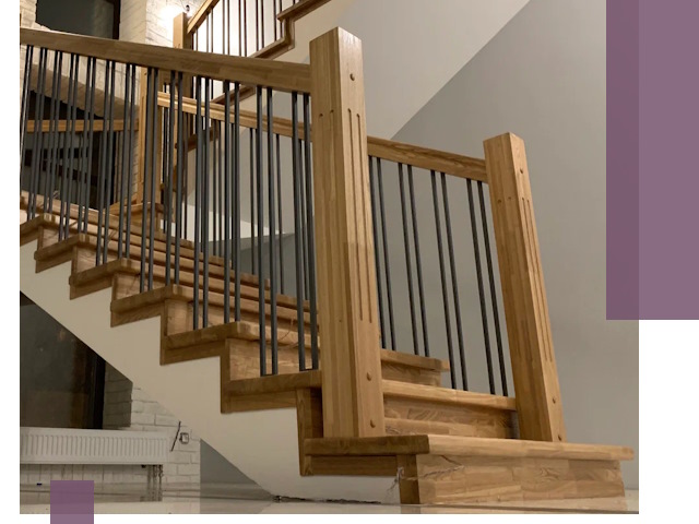 Реставрация деревянных и металлических лестниц в Усолье-Сибирском