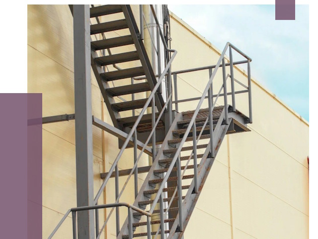 Пожарные лестницы в Усолье-Сибирском от 12384 руб. — монтаж и продажа | ПРОЛЁТ-Сль