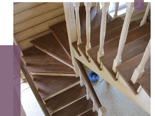 Реставрация деревянных лестниц в Усолье-Сибирском от 4334 руб.