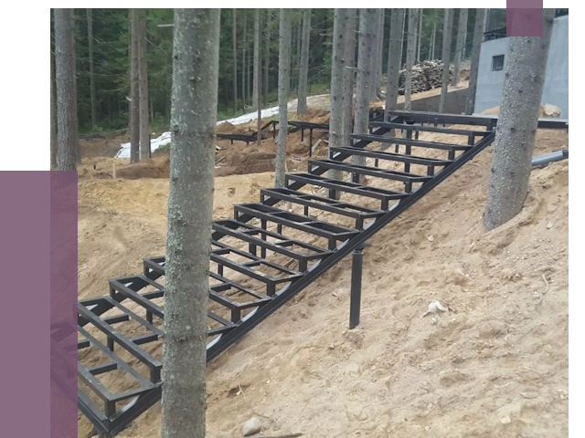 Монтаж металлических лестниц в Усолье-Сибирском от 13674 руб. 