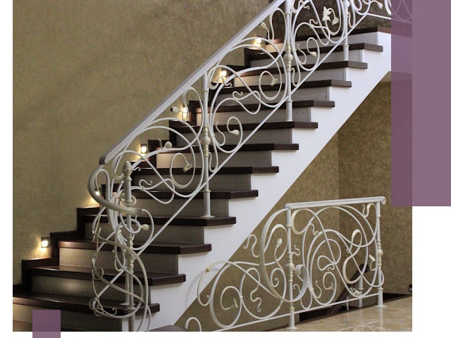 Кованые лестницы под ключ в Усолье-Сибирском — изготовление и монтаж