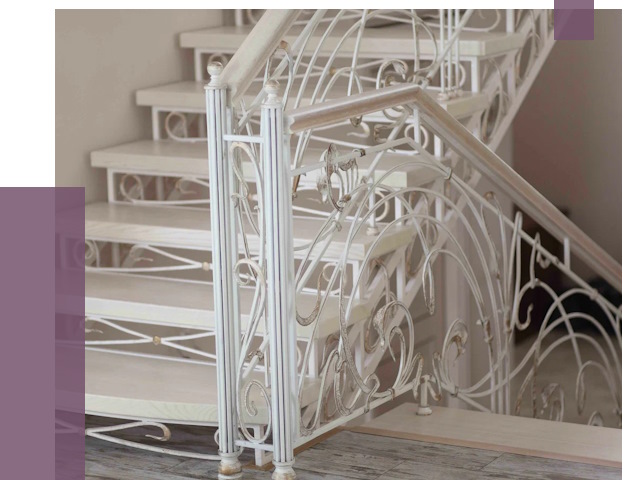 Изготовление кованых лестниц на заказ в Усолье-Сибирском от 87720 руб. | ПРОЛЁТ-Сль