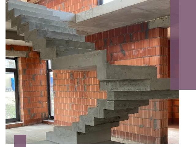 Изготовление бетонных лестниц под ключ в Усолье-Сибирском