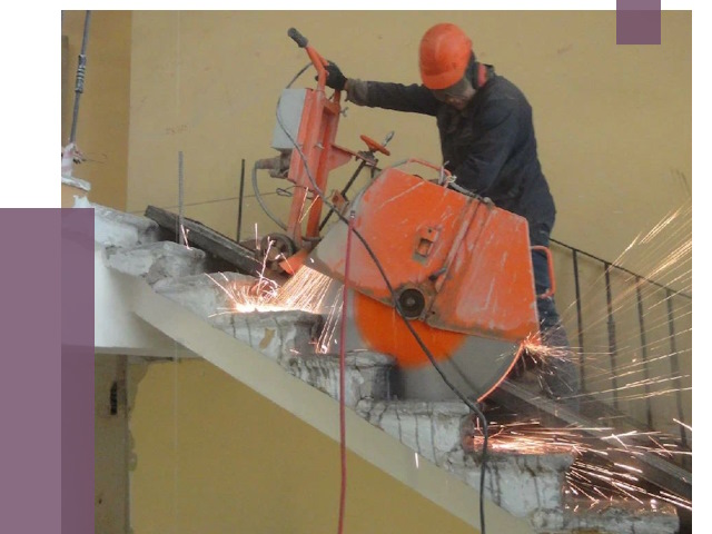 Демонтаж бетонных лестниц в Усолье-Сибирском от 4644 руб. за м2 | ПРОЛЁТ-Сль