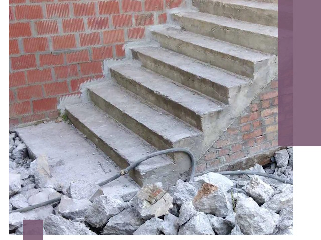 Демонтаж бетонных лестниц в Усолье-Сибирском: быстро и безопасно