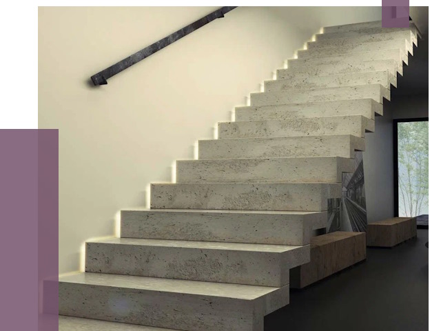 Облицовка бетонных лестниц в Усолье-Сибирском от 4644 руб/м2