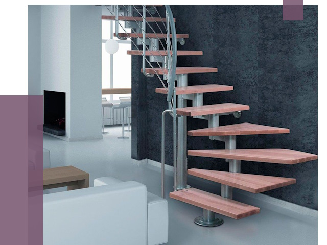 Модульные лестницы в Усолье-Сибирском от 17028 руб. — купить в ПРОЛЁТ-Сль