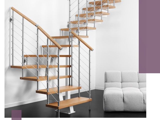 Модульные лестницы под ключ в Усолье-Сибирском — монтаж и изготовление