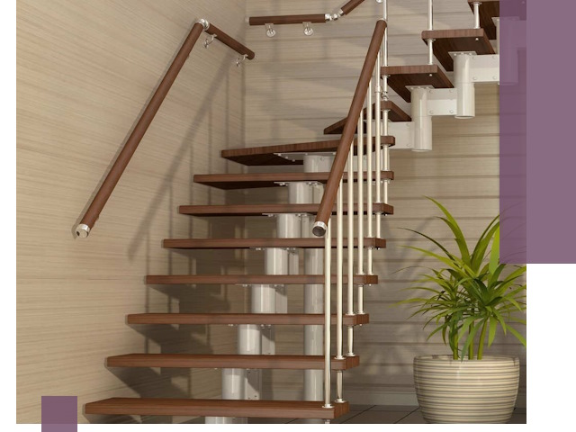 Изготовление модульных лестниц под ключ в Усолье-Сибирском