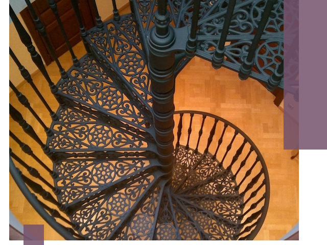 Винтовые лестницы под ключ в Усолье-Сибирском: производство и монтаж