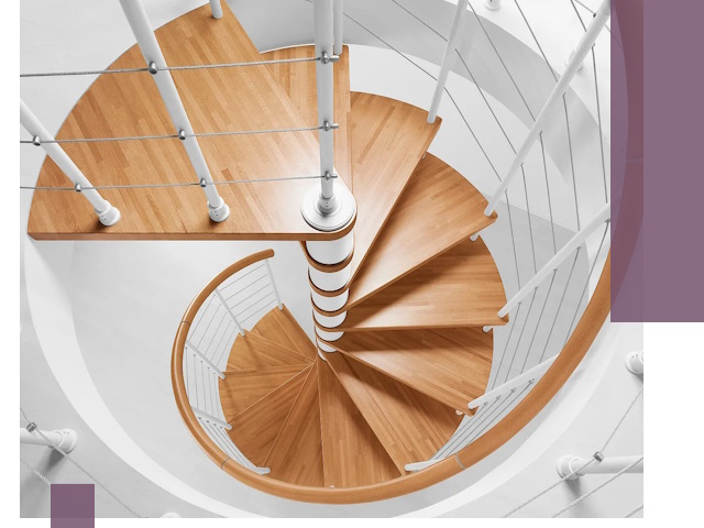 Изготовление винтовых лестниц под ключ в Усолье-Сибирском