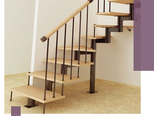 Монтаж лестниц на больцах в Усолье-Сибирском — быстро и надежно