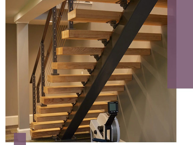 Лестницы на монокосоурах под ключ в Усолье-Сибирском - изготовление и монтаж