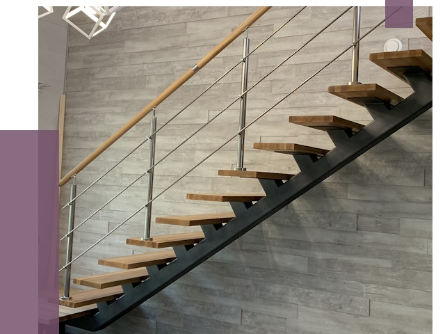 Изготовление лестниц на монокосоуре в Усолье-Сибирском от 76884 руб. 