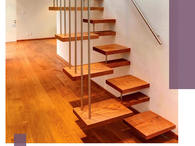 Лестницы «гусиный шаг» на заказ в Усолье-Сибирском для узких пространств