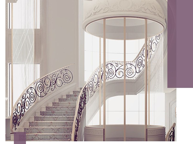 Элитные лестницы на заказ высокого класса в Усолье-Сибирском