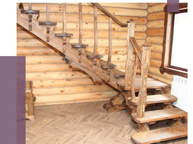 Лестницы в баню в Усолье-Сибирском от 19298 руб. — изготовление | ПРОЛЁТ-Сль