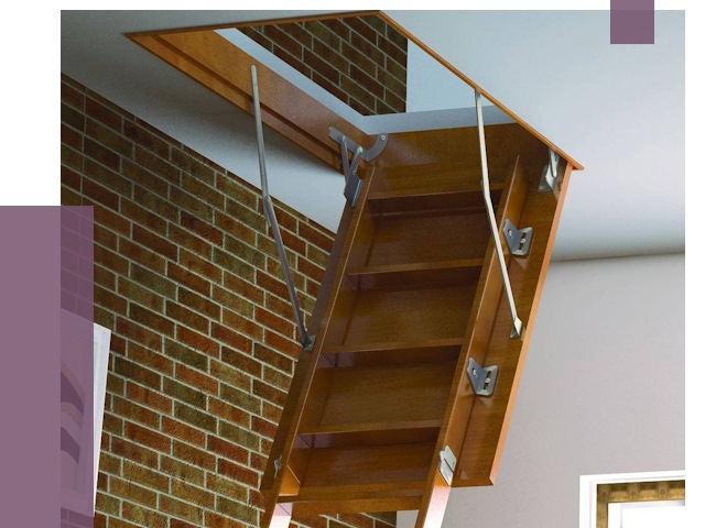 Установка чердачной лестницы в Усолье-Сибирском от 7895 руб. | ПРОЛЁТ-Сль