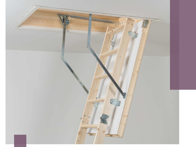 Установка чердачной лестницы под ключ в Усолье-Сибирском