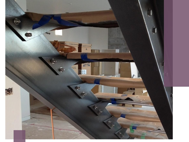 Усиление лестничных конструкций и усиление опор в Усолье-Сибирском