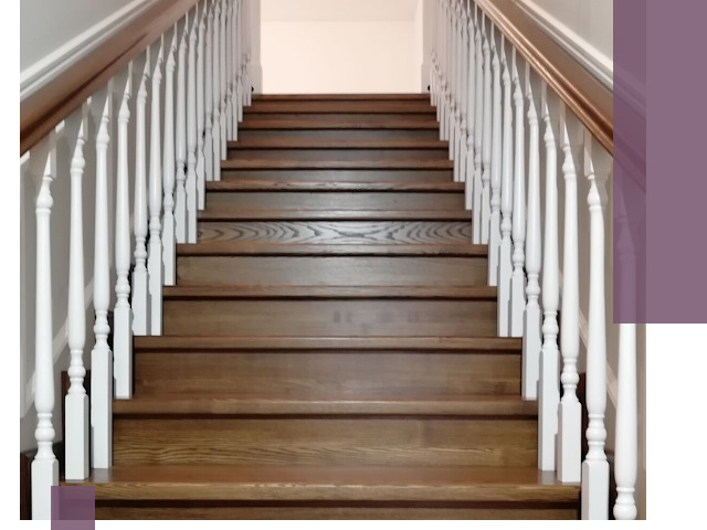 Лестницы из ясеня на заказ в Усолье-Сибирском — изготовление и монтаж