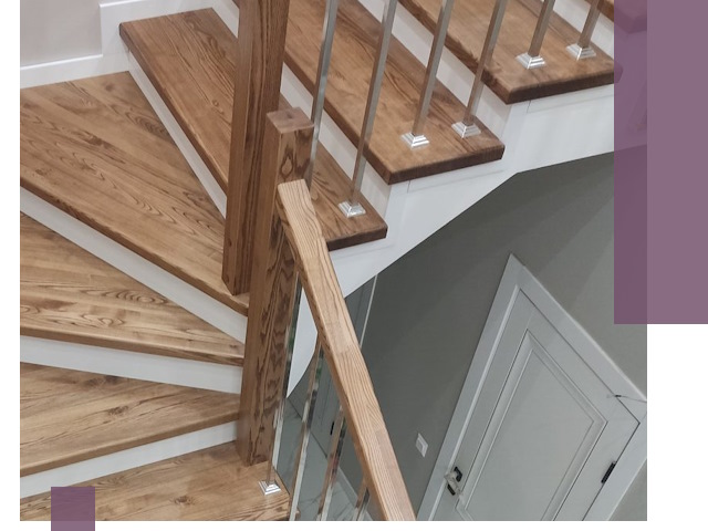 Обшивка металлических лестниц под ключ в Усолье-Сибирском