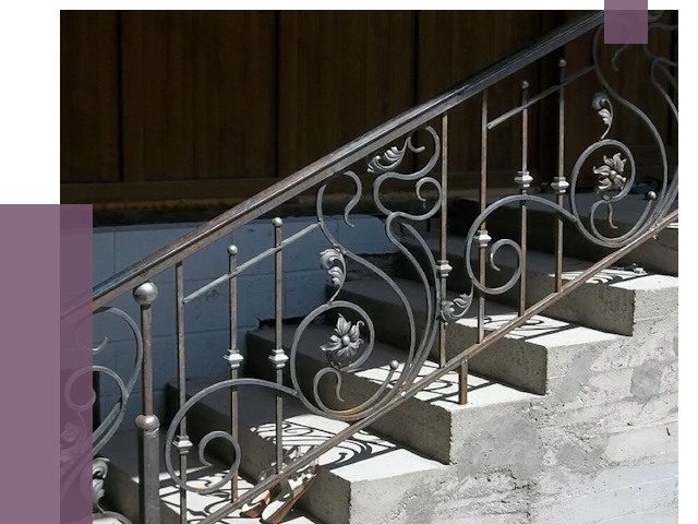Кованые перила в Усолье-Сибирском от 8772 руб. под ключ — качество от ПРОЛЁТ-Сль