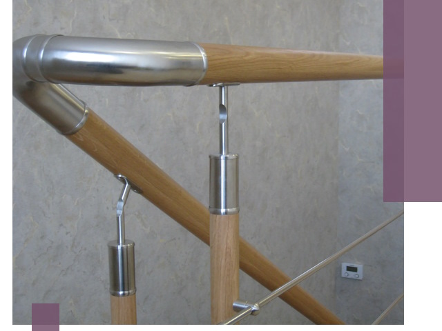 Комбинированные перила на заказ в Усолье-Сибирском — монтаж и производство