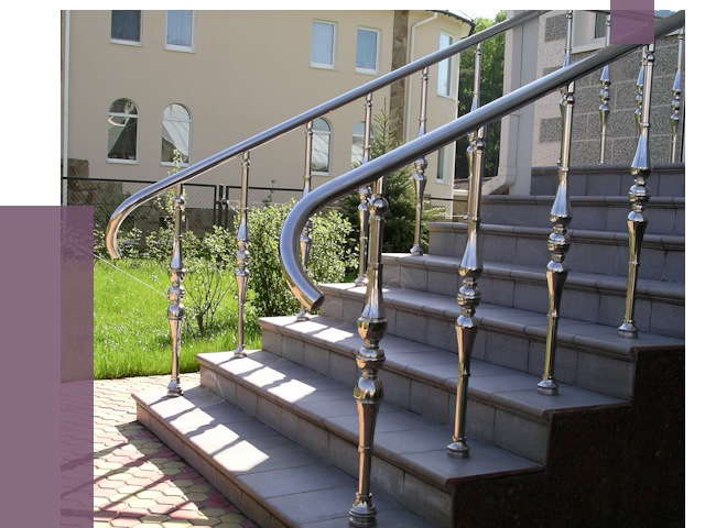 Перила для крыльца в Усолье-Сибирском от 10836 руб. — монтаж ПРОЛЁТ-Сль