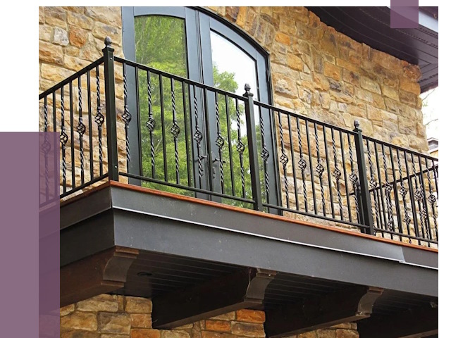 Балконные ограждения в Усолье-Сибирском от 8101 руб. — купить | ПРОЛЁТ-Сль