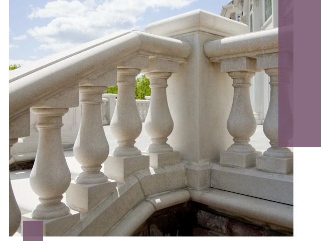 Балюстрады из металла и камня под ключ в Усолье-Сибирском