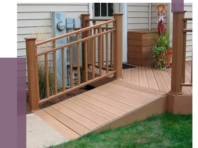 Пандус на крыльцо в Усолье-Сибирском под ключ от 7843 руб.