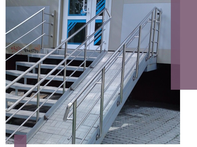 Пандус на крыльцо под ключ в Усолье-Сибирском: монтаж и изготовление