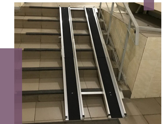 Установка пандуса в подъезд в Усолье-Сибирском от 8050 руб. под ключ | ПРОЛЁТ-Сль