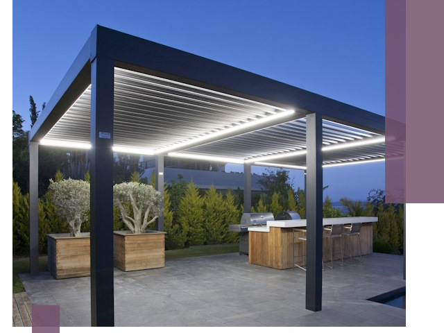 Навесы отдельно стоящие под ключ в Усолье-Сибирском из металла и поликарбоната