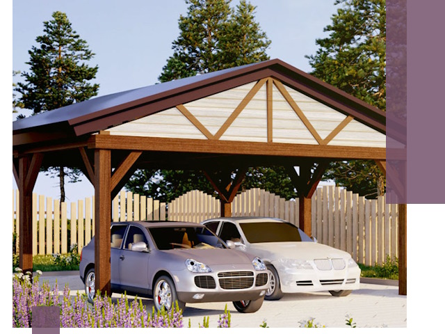 Навесы для автомобиля в Усолье-Сибирском — изготовление и монтаж