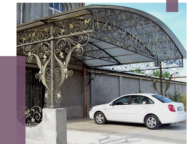 Кованые навесы в Усолье-Сибирском от 14706 руб. | ПРОЛЁТ-Сль