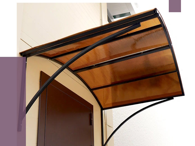 Недорогие козырьки в Усолье-Сибирском от 7657 руб.  | ПРОЛЁТ-Сль