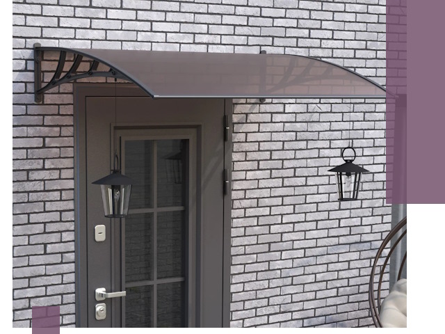 Недорогие козырьки и навесы под ключ в Усолье-Сибирском