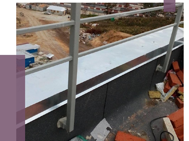 Монтаж парапетов в Усолье-Сибирском от 4334 руб.  | ПРОЛЁТ-Сль