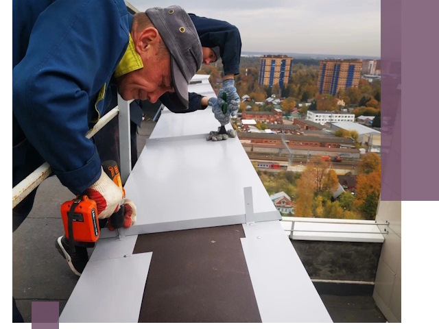 Монтаж парапетов в Усолье-Сибирском — установка прочных металлических ограждений