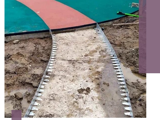 Металлические бордюры для дорожек в Усолье-Сибирском — монтаж и изготовление