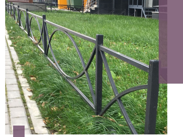 Газонные ограждения из металла в Усолье-Сибирском — монтаж и продажа