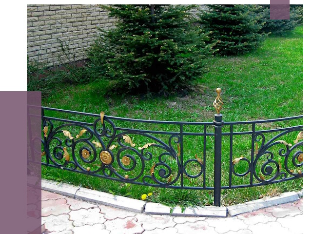 Кованые газонные ограждения в Усолье-Сибирском от 7688 руб. — ПРОЛЁТ-Сль