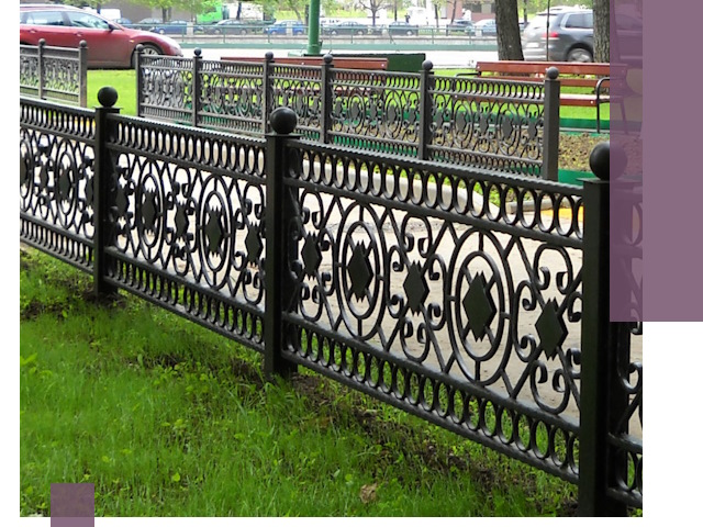 Секционные газонные ограждения под ключ в Усолье-Сибирском