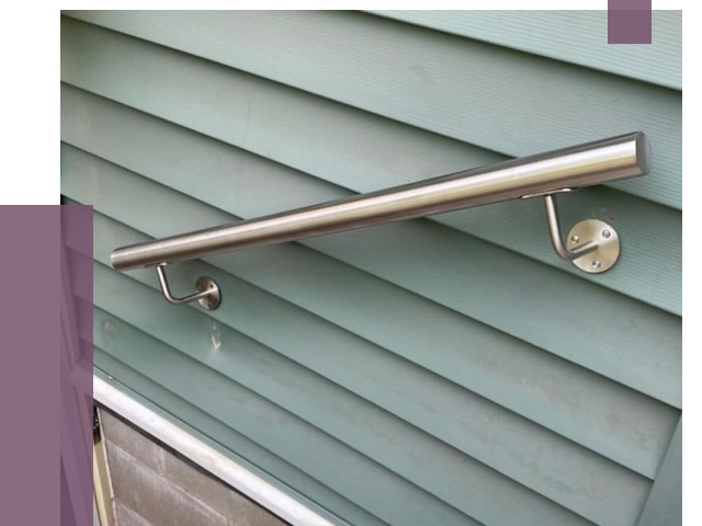 Поручни из нержавеющей стали в Усолье-Сибирском от 7740 руб.  | ПРОЛЁТ-Сль